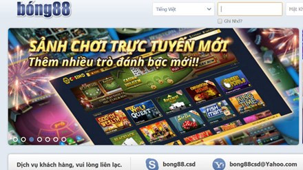 Trang web mà các con bạc tham gia cá độ bóng đá