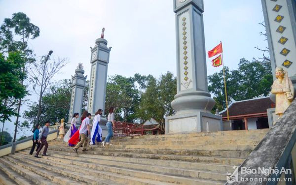 Đền Làng Vạc - xã Nghĩa Hòa - Thái Hòa. Ảnh: Cao Đông