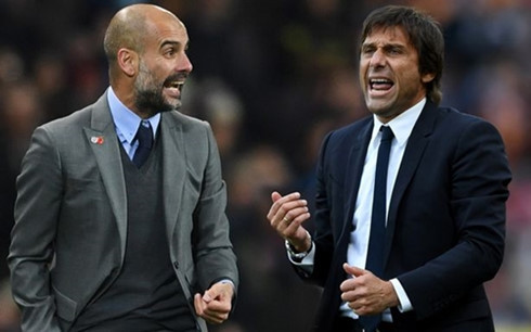 Ngoài đường pít Guardiola và Conte hứa hẹn sẽ đấu nhau rất căng thẳng. Ảnh: Internet