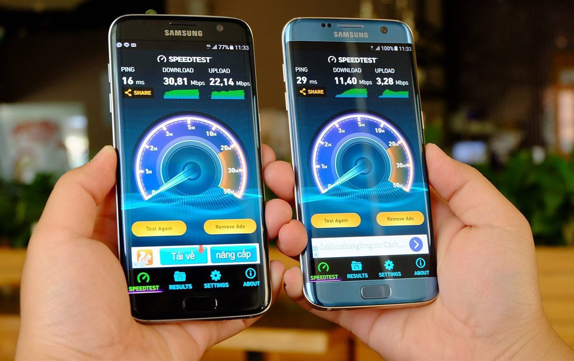 tốc độ Download của 4G hiện tại nhanh gấp khoảng 3 lần của 3G. Còn Upload thì nhanh gấp khoảng 7 lần.