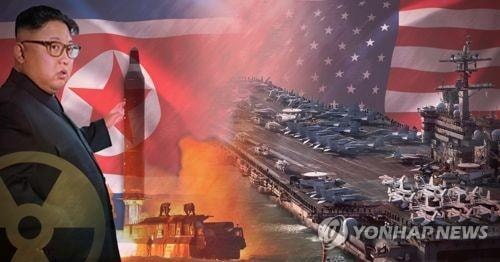Triều Tiên, đáp trả, nhóm tấn công Mỹ, tàu sân bay