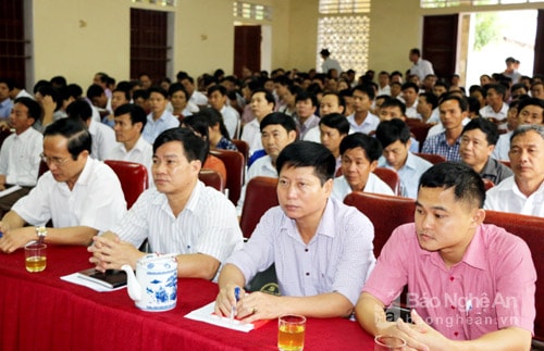 Các đại biểu tham dự lớp tập huấn. Ảnh: Hữu Hoàn
