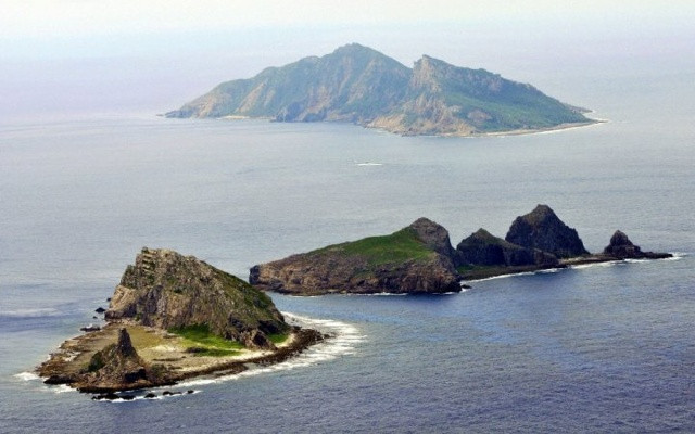 Một phần quần đảo Senkaku/Điếu Ngư mà Nhật Bản và Trung Quốc cùng tuyên bố chủ quyền trên biển Hoa Đông. Ảnh: Reuters.