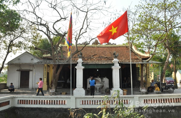 Di tích LSVH cấp tỉnh Đền Làng Rào (Hưng Đạo Hưng Nguyên). Ảnh:P.V.T