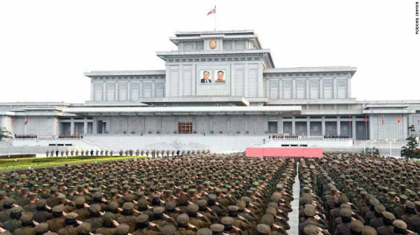 Quang cảnh nơi diễn ra lễ duyệt binh. Ảnh: CNN