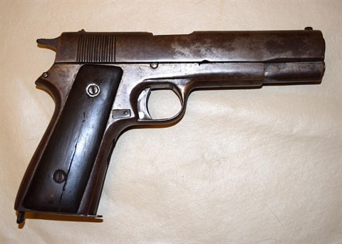 Súng ngắn do Việt Nam chế tạo mô phỏng mẫu Colt M1911 của Mỹ. Ảnh:gunlab.net
