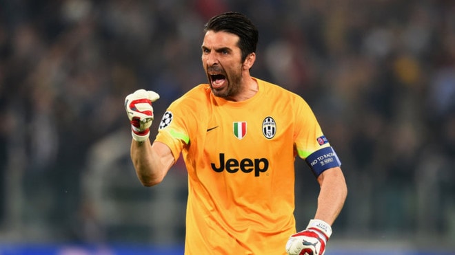 Buffon mới chỉ để lọt lưới 2 lần tại Champions League mùa này. Ảnh: Sky Sports.