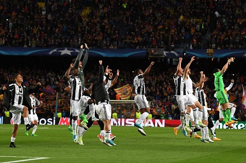 Juventus đang bay cao tại Champions League mùa này