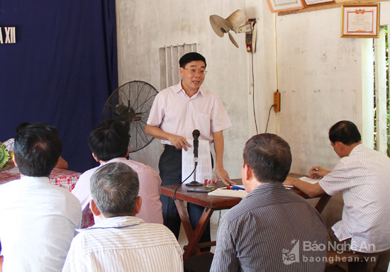 Đồng chí Nguyễn Văn Thông - Phó Bí thư Tỉnh ủy 