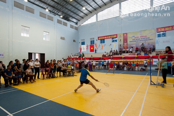 Hội thao ngành Giao thông vận tải diễn ra trong 5 ngày với nhiều nội dung thi đấu hấp dẫn.Ảnh: Thành Cường.