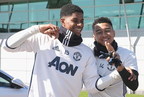 Rashford và Lingard rất thân thiết với nhau.