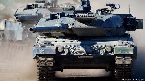 Xe tăng Leopard 2 A6  của Đức. Ảnh: dpa