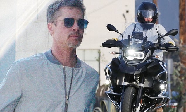 Ly dị vợ, Brad Pitt liên tục xuất hiện lẻ bóng. Ảnh: DM.