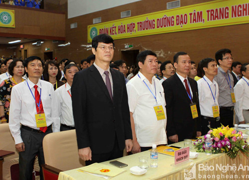 Đồng chí Lê Xuân Đại tại đại hội. Ảnh: T.H