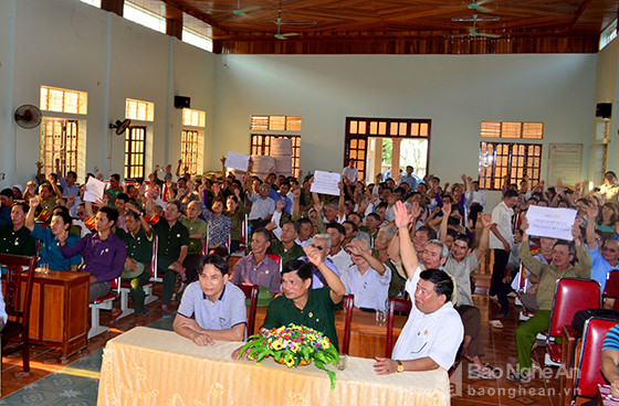 Các CCB thông qua Nghị quyết gồm 4 điểm trước 