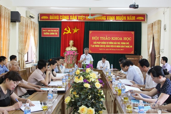 Quang cảnh cuộc hội thảo. Ảnh: Mai Hoa