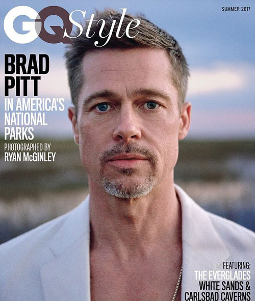 Hình ảnh mới nhất của Brad Pitt trên tạp chí GQ, bản đặc biệt phát hành mùa hè 2017. Hiện mối quan hệ giữa anh và Angelina Jolie đã bớt căng thẳng. Brad cũng được gặp các con nhiều hơn. Cặp sao vẫn đang trong quá trình ly hôn.