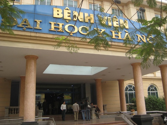 Bệnh viện Đại học Y Hà Nội - nơi xảy ra vụ việc.