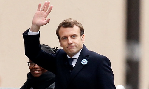 Tổng thống Pháp đắc cử Emmanuel Macron. Ảnh: Reuters.