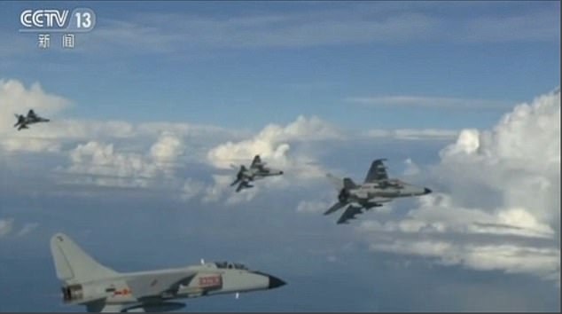 Các tiêm kích 'Flying Leopard' của TQ đã tham gia diễn tập