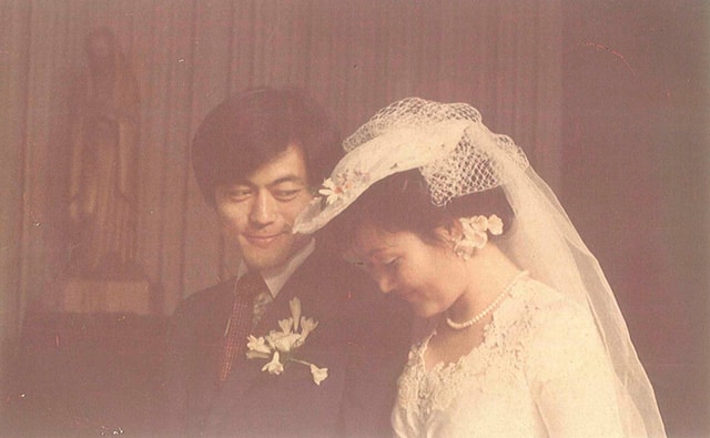 Đám cưới của ông Moon Jae-in và bà Kim Jung-sook . Ảnh: Korea Times