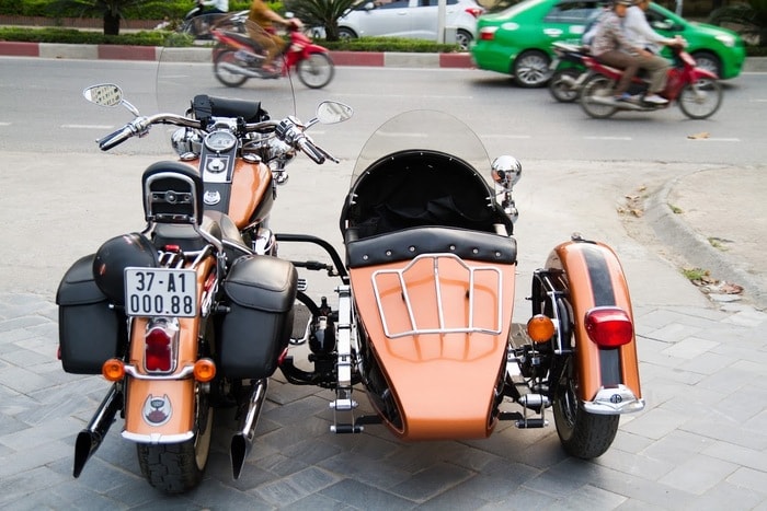 Chiếc xe Harley Davidson Softail Deluxe 105th Anniversary này là bản kỷ niệm 105 năm thành lập của Haley - Davison với số lượng rất hạn chế trên toàn thế giới. Ảnh: V.S