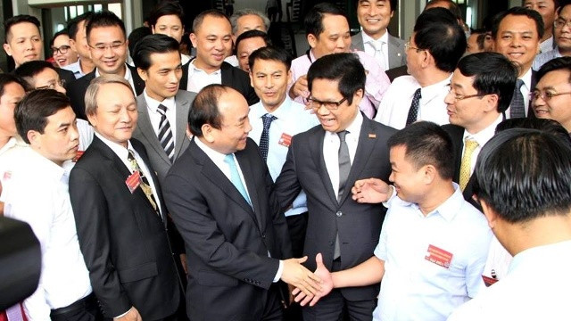 Cộng đồng doanh nghiệp kỳ vọng vào cuộc gặp lần thứ hai với Thủ tướng Nguyễn Xuân Phúc. Ảnh VGP