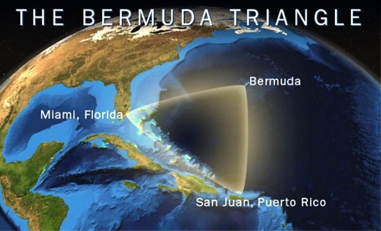 Tam giác quỷ Bermuda được cho nơi 1.000 người vĩnh viễn mất tích.