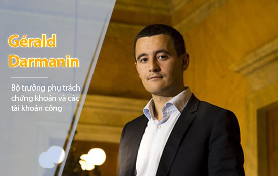 Ông Gerald Darmanin, 34 tuổi, được chỉ định làm Bộ trưởng Tài chính công.