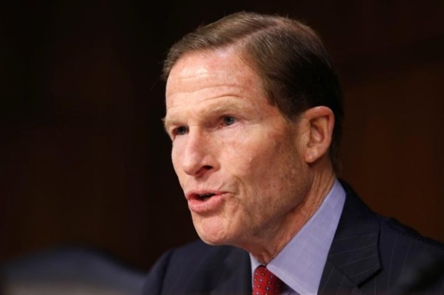 Thượng nghị sĩ đảng Dân chủ Mỹ Richard Blumenthal. Ảnh: Reuters