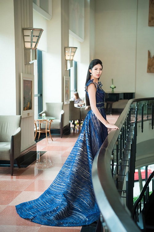 Hoa hậu Ngọc Hân hiện tập trung vào công việc thiết kế áo dài, MC.