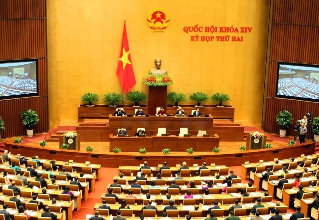 Quang cảnh kỳ họp thứ 2, Quốc hội khóa XIV.