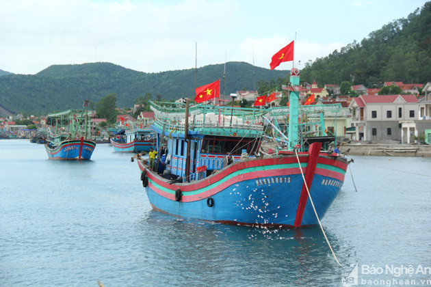 Theo ông Vũ Tuấn Dũng, Phó chủ tịch UBND thị xã Hoàng Mai, cảng cá này chủ yếu phục vụ cho tàu thuyền của ngư dân 2 phường Quỳnh Phương và Quỳnh Lập. 
