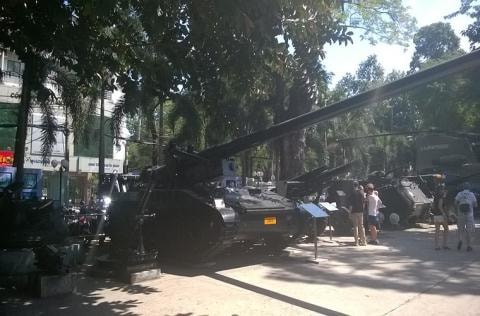 Pháo M107 Quân đội Nhân dân Việt Nam thu giữ.
