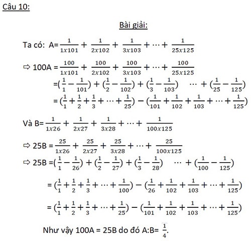  Lời giải câu 10 – Nguồn: Quang Quân