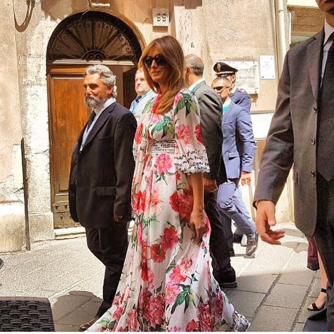 Mỗi lần đi công du với chồng là bà Trump lại mạnh tay sắm đồ hiệu từ đầu tới chân - Ảnh 3. Mỗi lần đi công du với chồng là bà Trump lại mạnh tay sắm đồ hiệu từ đầu tới chân - Ảnh 3.