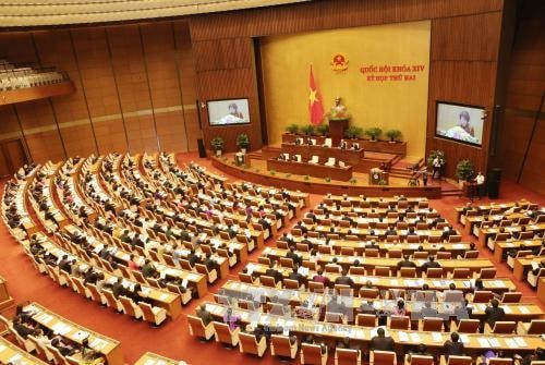 Quốc hội sẽ xem xét, thông qua nhiều dự án luật quan trọng. Ảnh: TTXVN