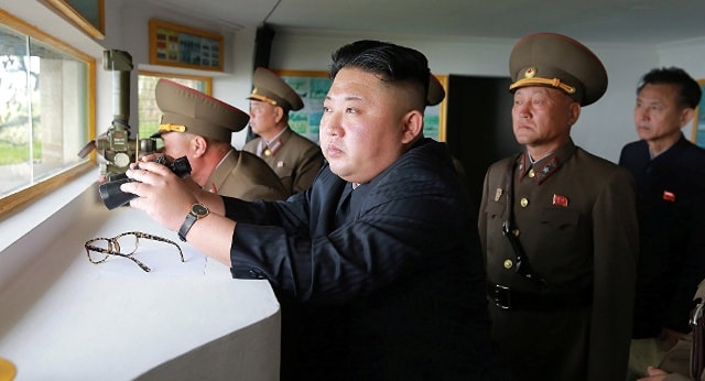 Nhà lãnh đạo Triều Tiên Kim Jong - un. Ảnh:  Reuters/KCNA