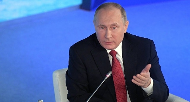 Tổng thống Nga Vladimir Putin. Ảnh: Sputnik