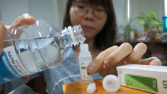 Nước muối sinh lý dùng như thế nào? 