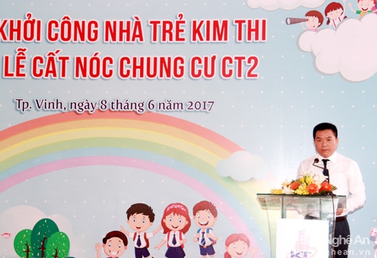 Lãnh đạo Công ty CP địa ốc Kim Thi cam kết tập trung nguồn lực triển khai dự án đúng tiến độ