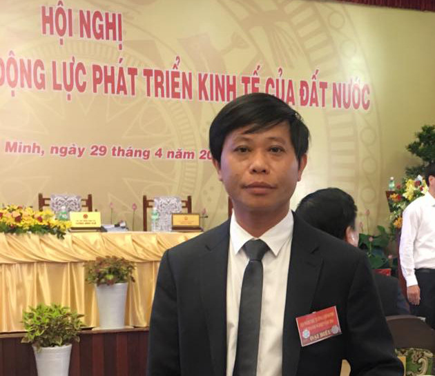 Ông Nguyễn Đàm Văn - Giám đốc Công ty CP Vận tải Văn Minh. Ảnh: NVCC