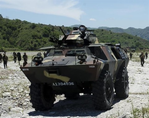 Xe thiết giáp V-150 Commando của Quân đội Philippines