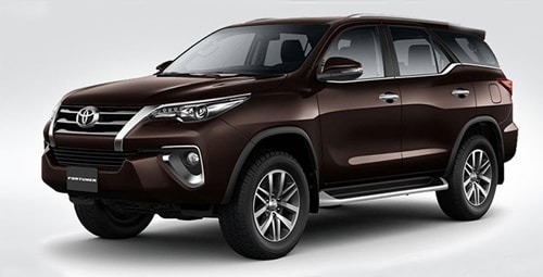 Fortuner phiên bản nâng cấp ở Thái Lan.