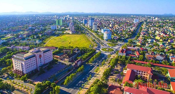 Một góc đô thị Vinh đang phát triển từng ngày. Ảnh tư liệu.