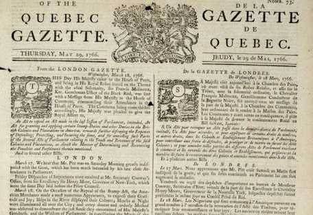 La Gazette hay chính xác hơn là Gazette de France, là tờ báo của Pháp ra đời năm 1631. Trong tình trạng xã hội hỗn loạn cùng các cuộc cách mạng đang dâng cao, các ghi chú viết tay đưa tin tức trên toàn nước Pháp sớm bị độc giả “lạnh nhạt và thờ ơ”. Sau nhiều nỗ lực hoạt động, tờ báo lấy được vị thế trong lòng độc giả và đã có công thay đổi quan niệm “độc tôn” quyền lợi và chính sách của phái bảo hoàng Pháp. Tờ báo đã chính thức ngừng hoạt động vào năm 1915.