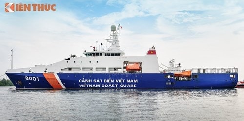 Tàu tuần tra 8001. Ảnh: Canhsatbien