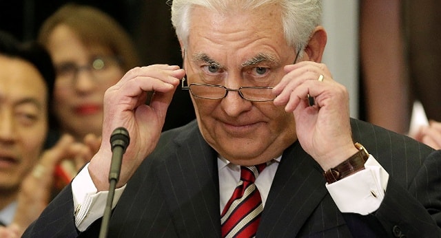 Ngoại trưởng Mỹ Rex Tillerson. Ảnh: Reuters