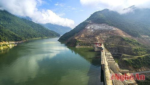 Hồ  thủy điện Bản Vẽ. Ảnh tư liệu