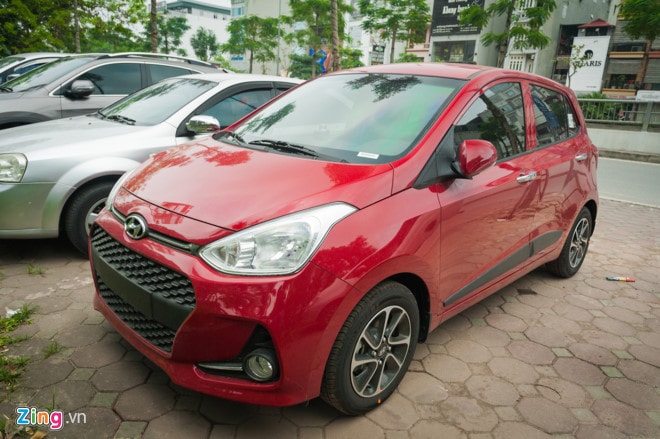 Hyundai Grand i10 2017 lap rap o Viet Nam chay thu tren pho hinh anh 2